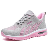 Leichter Gepolsterter Sneaker - Gina – Grau