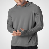 Leichter UV Schutz Hoodie - SunveilPro – Grau