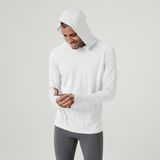 Leichter UV Schutz Hoodie - SunveilPro – Weiß