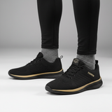 Leichtgewichtiger Stricklaufschuh -  Steve – Gold