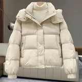 Lena | Bequeme Pufferjacke für Damen Winter – Weiß