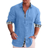 Leo - Schickes Designerhemd – Blau