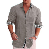 Leo - Schickes Designerhemd – Grau