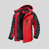 Theodor | Technische Winterjacke für Herren Fleecefutter – Rot