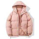 Leon | Warme Pufferjacke für Herren Winter Regular Fit – Rosa