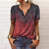 Leonie | Elegante Sommermode Bluse aus Baumwolle – Dunkelrot