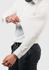Levi - Faltenfreies Stretch-Komforthemd – Weiß