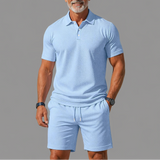 Richy | Stilvolles Polo-Set für Herren – Hellblau