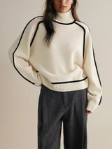 Kylie™ | Stilvoller Pullover – Weiß