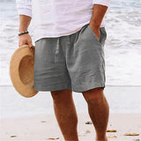 Svala leichte Sommerwebshorts für Herren – Grau