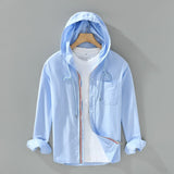 Rowan - jacke mit kapuze – Himmelblau