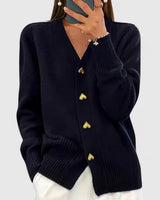 Lillyanne | Eleganter Cardigan – Schwarz