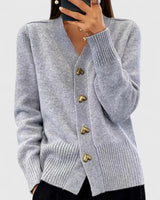 Lillyanne | Eleganter Cardigan – Grau