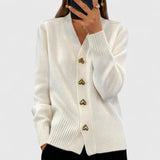 Lillyanne | Eleganter Cardigan – Weiß