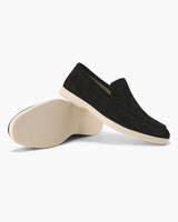 Joseph | Eleganter Schlüpfen Herren-Sommer-Loafer aus Wildleder – Schwarz