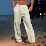 Lockere Hose Herren mit Kordelzug – Khaki