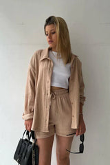 Lin | Lässiges passendes Set – Khaki