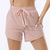 Eldrina | Damen Sportliche Kurze Hosen | Leicht – Rosa