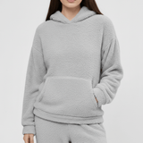 Loungewear-Set Mit Känguru-Tasche - Milana – Grau