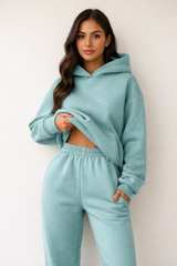 Loungewear-Set Mit Kapuze - Alexia – Minzgrün