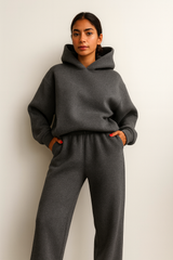 Loungewear-Set Mit Kapuze - Alexia – Grau