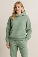 Loungewear-Set Mit Kapuze - Alexia – Grün
