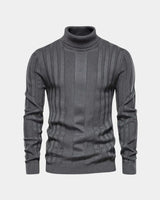 Lucas | Herren Pullover Hoher Kragen – Rollkragen Pullover Herren – Dunkelgrau
