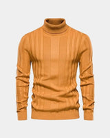 Lucas | Herren Pullover Hoher Kragen – Rollkragen Pullover Herren – Gelb
