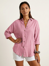 Luftige Damenbluse - Guusje – Rosa