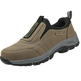 Luke | Bequeme Wanderschuhe zum Reinschlüpfen – Khaki