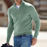 Pullover Herren Weste | Reißverschluss Freizeitmode – Grün