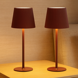 Lumora | Wiederaufladbare LED-Schreibtisch- und Nachttischlampe – Kaffee