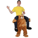 Unisex Halloween Aufsitz-Kostüm | Illusionsdesign & Einteiler – Tragen