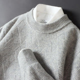 Luxuriöser Kaschmir Pullover für Stilvolle Auftritte – Grau