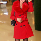 Sophia | Stilvoller und eleganter Luxusmantel – Rot