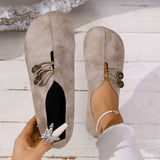 Lydia™ – Weiche und flexible orthopädische Schuhe – Hellbraun