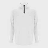 Herrenpullover mit reißverschluss – tag – Weiß