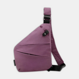 Unisex Schlank Anti-Diebstahl Umhängetasche | Klein – Magenta