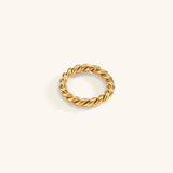Melody Gold Twist Ring – Gelbgold