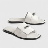 JULIE | SANDALEN MIT VERSCHLUSS – Weiß