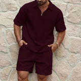 Bracianno - Sommerset für Herren – Burgundisch