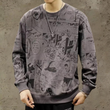 Lindo - moderner pullover für männer – Grau
