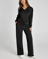 Madeleine | Elegante Zweiteilige Set – Schwarz