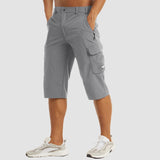 Herren Shorts | Cargo-Form mit schnelltrocknender Eigenschaft – Hellgrau