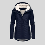 Luna | Isolierte allwetter jacke – Marineblau
