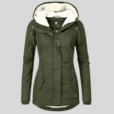 Luna | Isolierte allwetter jacke – Militärgrün