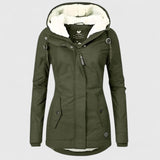 Seravia - Stylische Regenjacke – Grün