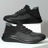 Draca - Atmungsaktiver Strick Sneaker Mit Weicher Gepolsterter Sohle – Grau