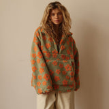 Daisy | Fleece Varm Bloom – Orange