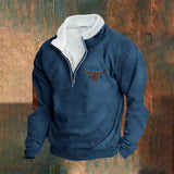 Leichte urbane Jacke mit klassischem Kragen – Blau